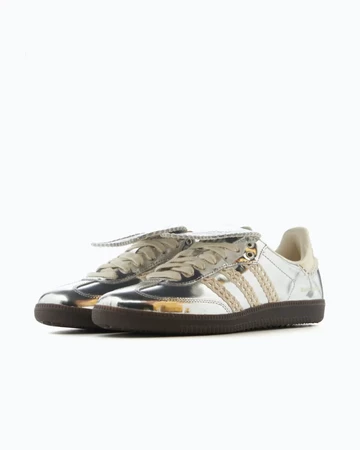 Wales Bonner adidas Samba Metallic Silver Paar