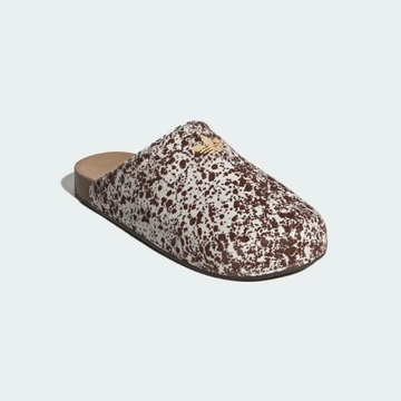 adidas Adimule Slides Pony Hair Cow Print schräg