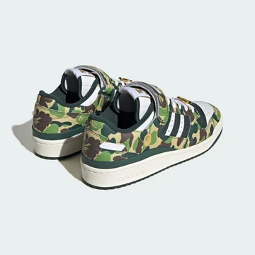 BAPE adidas Forum Low Green Camo 30th Anniversary  - Hinten