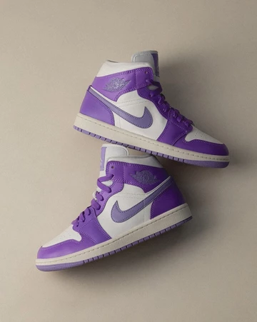 Jordan 1 Mid Purple Sail