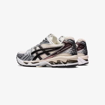 ASICS Gel Kayano 14 Cream Black Seitenansicht von hinten