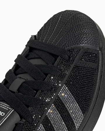 adidas Superstar II Rhinestone Black Silver