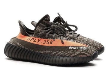 adidas Yeezy 350 V2 Carbon Beluga Paar Außenseite