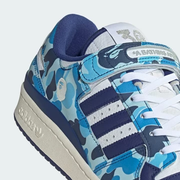 BAPE adidas Forum Low Blue Camo 30th Anniversary - Knöchel