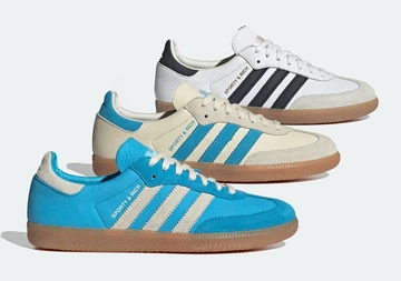 Sporty & Rich adidas Samba OG White alle drei Colourways