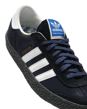 adidas München II SPZL Black Blue Gum Upper