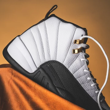 Jordan 12 White Taxi Mood 2