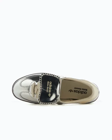 Wales Bonner adidas Samba Metallic Silver Zunge