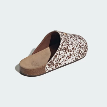 adidas Adimule Slides Pony Hair Cow Print schräg