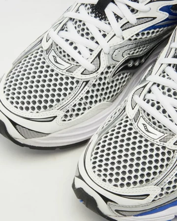 Saucony Pro Grid Omni 9 Silver Blue Seite details 2