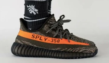 adidas Yeezy 350 V2 Carbon Beluga On Feet