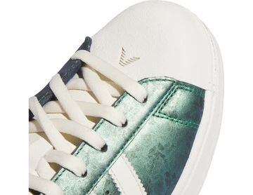 Anthony Edwards x adidas Superstar II Green Silver Detail