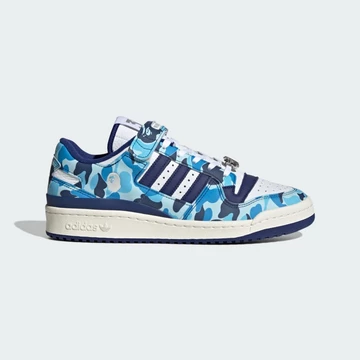 BAPE adidas Forum Low Blue Camo 30th Anniversary - Außen