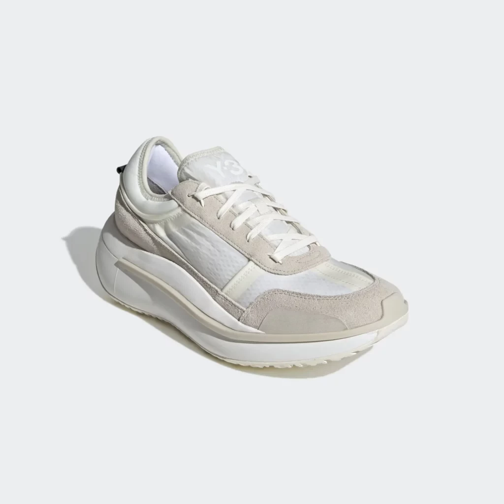 【関税込み】Y-3 Ajatu Run Sneakers in White Adidas Y-3 Ajatu Run Cream Off White Sail Athletic Shoes