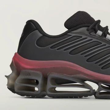 Willy Chavarria x adidas Megaride AG Black Red Ferse Details