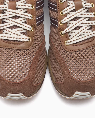 Wales Bonner x adidas Adios Mesh Auburn & Cream Zehen