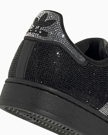 adidas Superstar II Rhinestone Black Silver