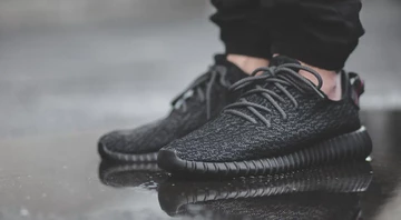 adidas Yeezy Boost 350 Pirate Black On Feet Zoom