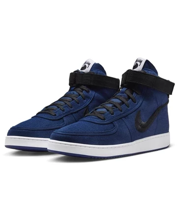 Stussy Nike Vandal High Deep Royal Blue von der Seite