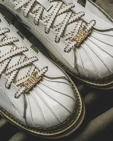 CLOT by Edison Chen x Bape adidas Superstar Off White Mood Details