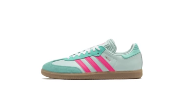 Messi x adidas Samba Mint & Lucid Pink