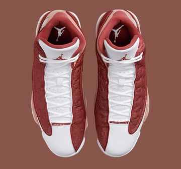 Jordan 13 Retro Dune Red von oben