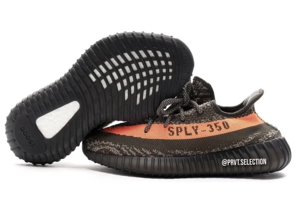 Black and orange yeezy 350 v2 on sale