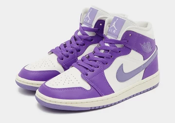 Jordan 1 Mid Purple Sail BQ6472-504