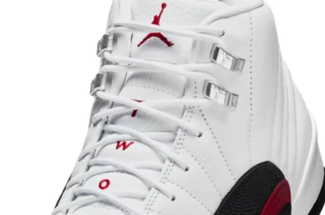 Jordan 12 Retro Red Taxi Detail Laces