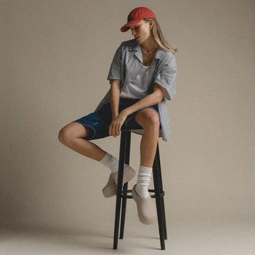 adidas adifom Stan Smith Mule Wonder Taupe Lookbook Shooting asphaltgold