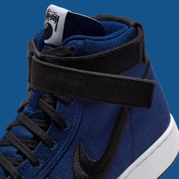 Stussy Nike Vandal High Deep Royal Blue DX5425-400 Close up