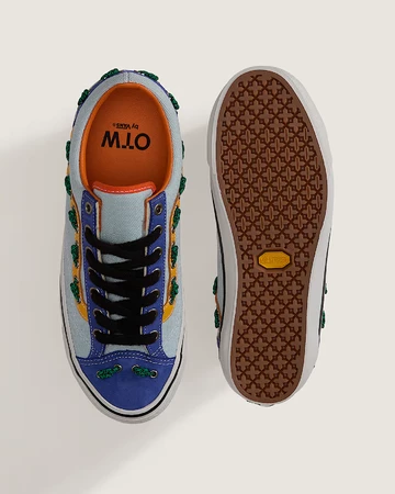 Vans Old Skool 36 Knot Vibram Blue Sohle
