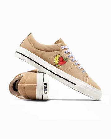 Sky High Farm x Converse One Star Pro Egret Paar