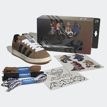 YNuK adidas Campus 00s Brown Desert Box