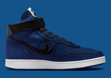 Stussy Nike Vandal High Deep Royal Blue DX5425-400 Linke Seite
