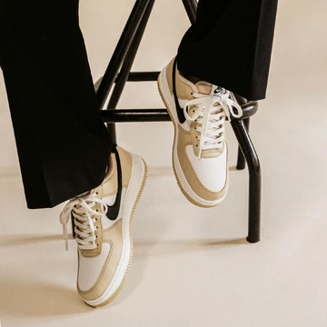 Air Force 1 LX Team Gold On Feet