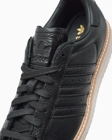 adidas Superstar Lux Core Black Upper Details