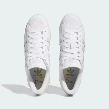 Dime adidas Superstar ADV White paar von Oben
