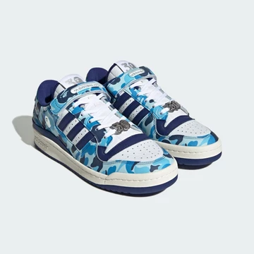 BAPE adidas Forum Low Blue Camo 30th Anniversary - Paar