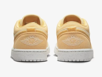 Jordan 1 Low Canvas Celestial Gold Paar Ferse