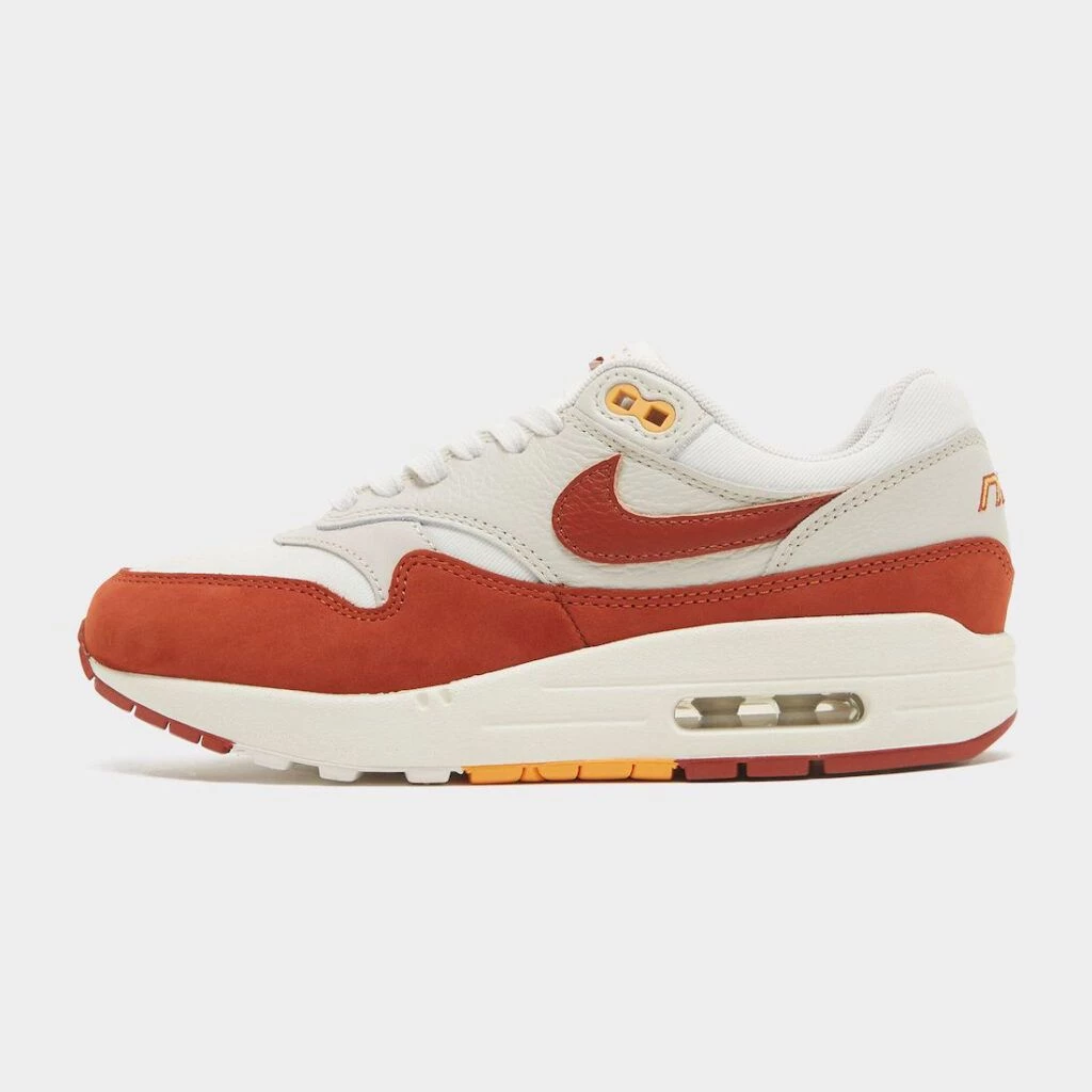 Air max 1 blanche et orange online