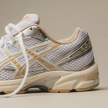 ASICS GEL-1130 White Dune Details Ferse