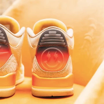 J Balvin Jordan 3 Medellin Sunset J Balvin Logo