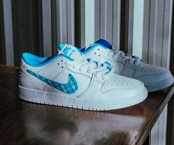 Nicole Hause x Nike SB Dunk Low Victory Of The People Paar seitlich Mood