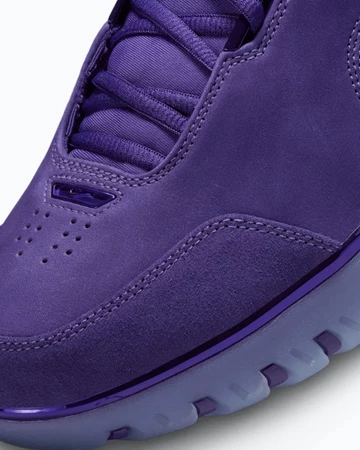 LeBron Nike Air Zoom Generation Court Purple Detail Toebox