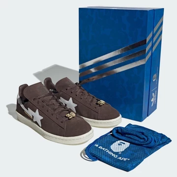 BAPE adidas Campus 80s Brown IF3379 mit Box und Beutel