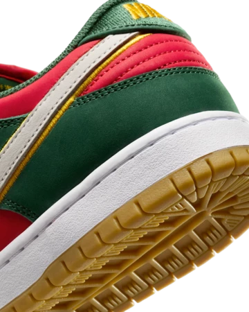 Nike SB Dunk Low Seattle Supersonics Ferse Details