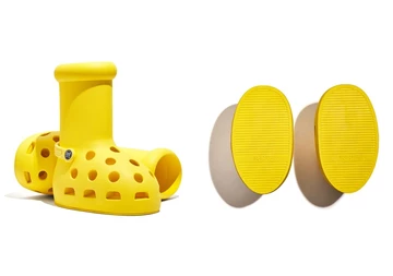 MSCHF Crocs Yellow Big Boot