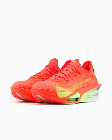 Nike Air Zoom Alphafly Next% 3 Lime Blast Paar seitlich
