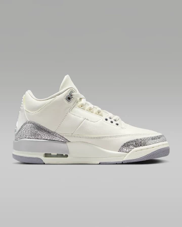 Air Jordan 3 Retro Sail Metallic Silver Innenseite